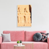 Großer Tempel von Abu Simbel - Ramses II - Ägypten Leinwanddruck (Insitu (Wohnzimmer))