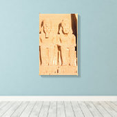 Großer Tempel von Abu Simbel - Ramses II - Ägypten Leinwanddruck (Insitu (Holzboden))