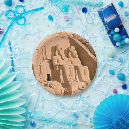 Großer Tempel von Abu Simbel - Ramses II - Ägypten Pappteller (Party)