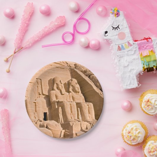 Großer Tempel von Abu Simbel - Ramses II - Ägypten Pappteller (Party)