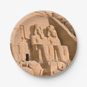 Großer Tempel von Abu Simbel - Ramses II - Ägypten Pappteller (Vorderseite)