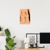 Großer Tempel von Abu Simbel - Ramses II - Ägypten Poster (Heimbüro)