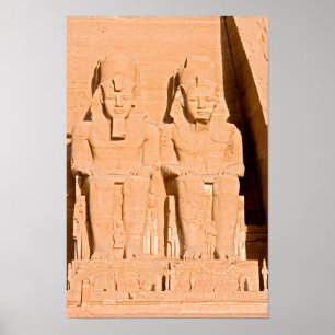 Großer Tempel von Abu Simbel - Ramses II - Ägypten Poster