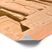 Großer Tempel von Abu Simbel - Ramses II - Ägypten Poster (Ecke)