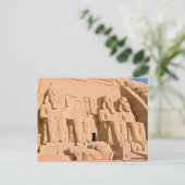 Großer Tempel von Abu Simbel - Ramses II - Ägypten Postkarte (Stehend Vorderseite)