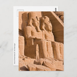 Großer Tempel von Abu Simbel - Ramses II - Ägypten Postkarte