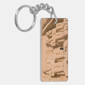 Großer Tempel von Abu Simbel - Ramses II - Ägypten Schlüsselanhänger (Vorderseite links)