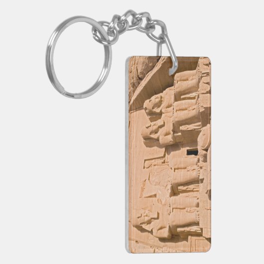 Großer Tempel von Abu Simbel - Ramses II - Ägypten Schlüsselanhänger (Vorderseite links)