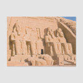 Großer Tempel von Abu Simbel - Ramses II - Ägypten Seidenpapier (Vorderseite)
