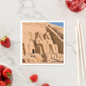 Großer Tempel von Abu Simbel - Ramses II - Ägypten Serviette (Beispiel)
