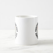 Großer Text 325ml personalisierter Baseball-Mug Kaffeetasse (Mittel)