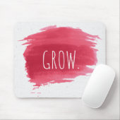 GROSSER Text auf roter Farbe, Maus-Pad Mousepad (Mit Mouse)