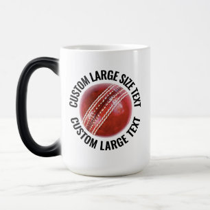 Großer Text, Cricket Ball 425g Benutzerdefiniert H Verwandlungstasse