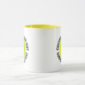 Großer Text GELB Combo 11oz Individueller Pickleba Tasse (Zentrum)