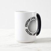 Großer Text & Golfball 450ml Custom Heat Changing Verwandlungstasse (VorderseiteRechts)