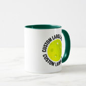 Großer Text HUN. GRÜN Combo 11oz Individueller Pic Tasse (VorderseiteRechts)