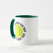 Großer Text HUN. GRÜN Combo 11oz Individueller Pic Tasse (Vorderseite Links)
