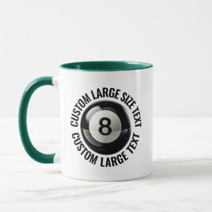 Großer Text JÄGERGRÜN Kombination 11oz Individuell Tasse