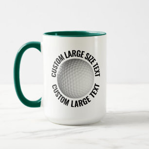 Großer Text JÄGERGRÜN Kombination 15oz Individuell Tasse