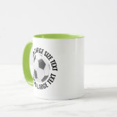 Großer Text LIME GRÜN Combo 11oz Benutzerdefiniert Tasse (Vorderseite Links)