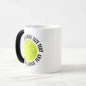 Großer Text & Pickleball 11oz Individuell Wärme ve Verwandlungstasse (Vorderseite Links)