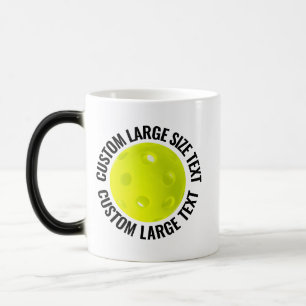 Großer Text & Pickleball 11oz Individuell Wärme ve Verwandlungstasse