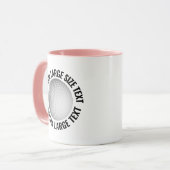 Großer Text PINK Combo 11oz Custom Golf Tasse (Vorderseite Links)
