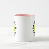 Großer Text PINK Combo 11oz Individuelle Picklebal Tasse (Zentrum)