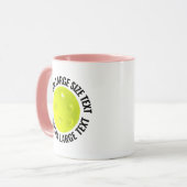 Großer Text PINK Combo 11oz Individuelle Picklebal Tasse (Vorderseite Links)