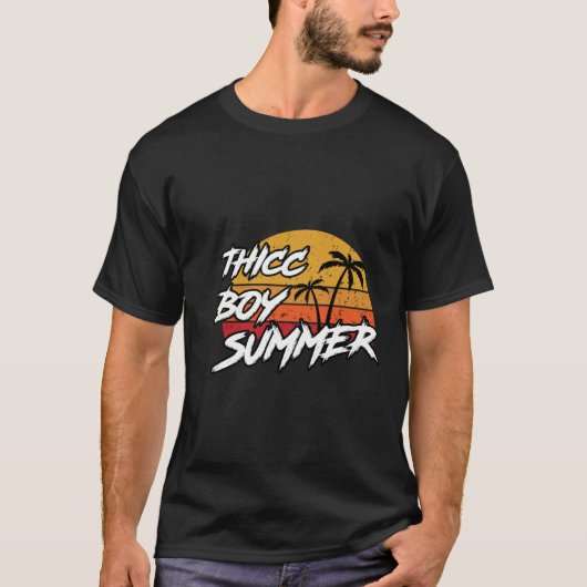 Grosser Thicc Boy Summer: Trendstile T-Shirt (Vorderseite)