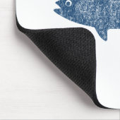 Großer Thunfisch Mousepad (Ecke)