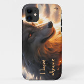 Großer Tierwolf Case-Mate iPhone Hülle (Rückseite)