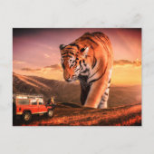 Großer Tiger Postkarte (Vorderseite)