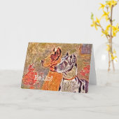 Großer Tod, Hallo Karte (Gelbe Blume)