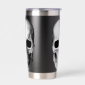 Großer Totenkopf Gothic Thermobecher (Links)