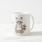 Großer Traum Waschbär Kaffeetasse (VorderseiteRechts)