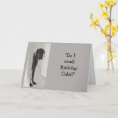 Großer trockener Hunde Humor Schwiegermutter Gebur Karte (Gelbe Blume)