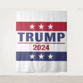 Großer Trump 2024 Wandteppich (Vorderseite)