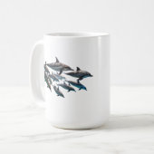Großer Tümmler Kaffeetasse (Vorderseite Links)