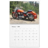 Großer Tyrann-Motorrad-Kalender Kalender (Feb 2026)