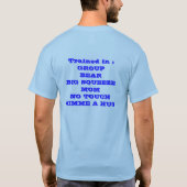 GROSSER UMARMUNGS-TRAINER T-Shirt (Rückseite)