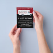 Großer Umzugswagen, Umzugsfirmenwerbung Flyer (Gruppe)