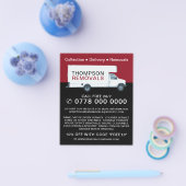 Großer Umzugswagen, Umzugsfirmenwerbung Flyer (Einzeln)