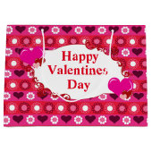 Grosser Valentinstag Große Geschenktüte (Vorderseite)
