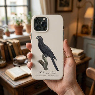 Großer Vasapapagei, Coracopsis Vasa Illustration Case-Mate iPhone Hülle