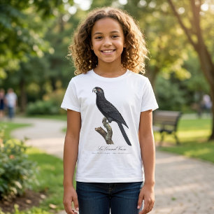 Großer Vasapapagei, Coracopsis vasa Illustration T-Shirt