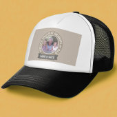 Großer Vater-Fotovorlage grün Truckerkappe