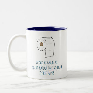 Großer Vater Funny Gift Vathers Day von Son Daugh Zweifarbige Tasse