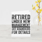 Großer Vater Ruhestand Männer Bestes Ruhestand Karte (Gelbe Blume)