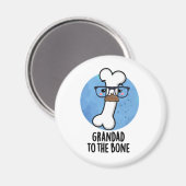 Großer Vater zum Knochenknacken Großvater Pub Magnet (Vorderseite/Rückseite)